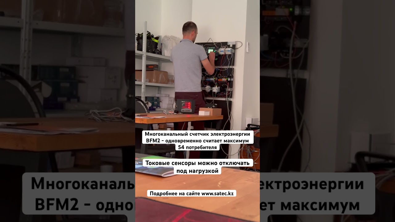 Многоканальный многофункциональный счетчик электроэнергии BFM 2