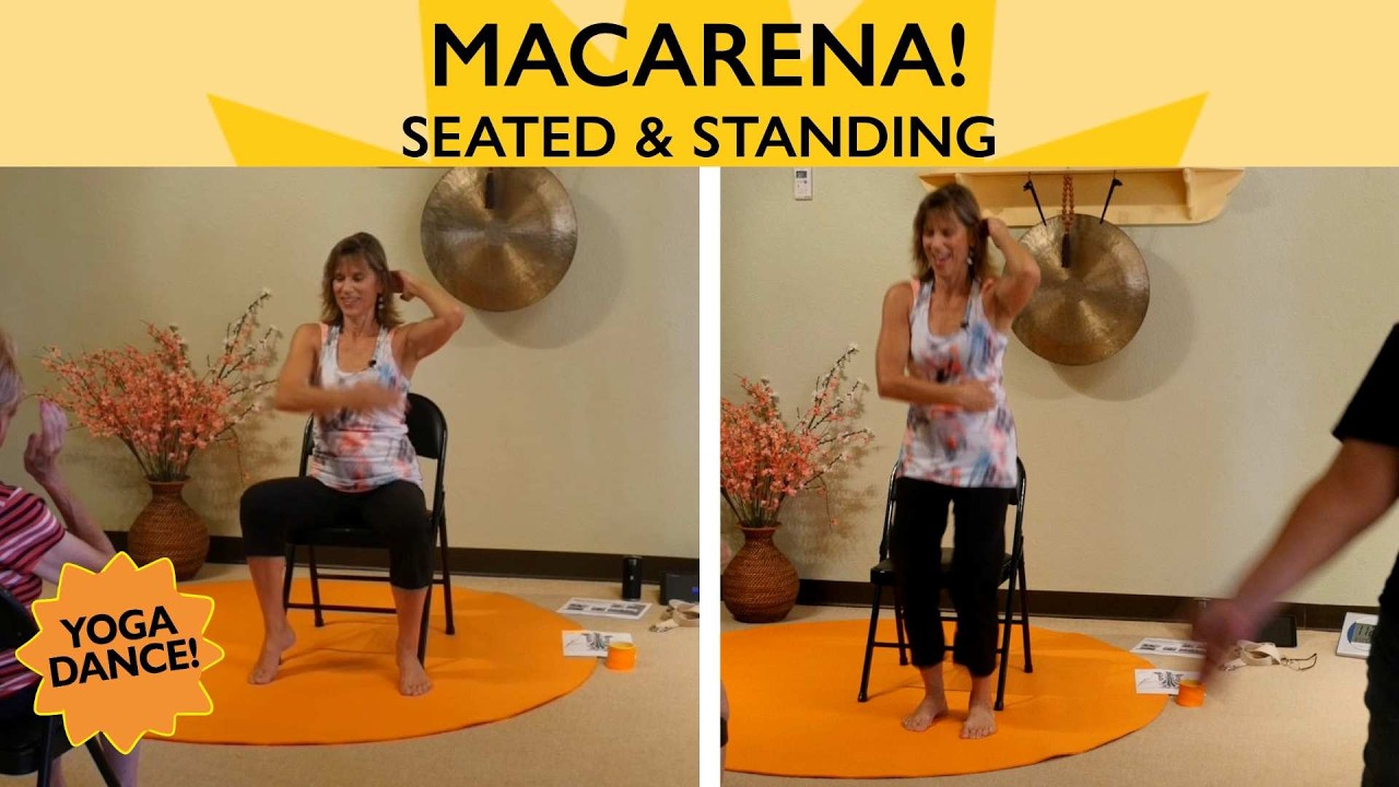 Chair Yoga Macarena – Brain Boosting Cardio Fun (Seated & Standing) - with Sherry Zak Morris, C-IAYT
