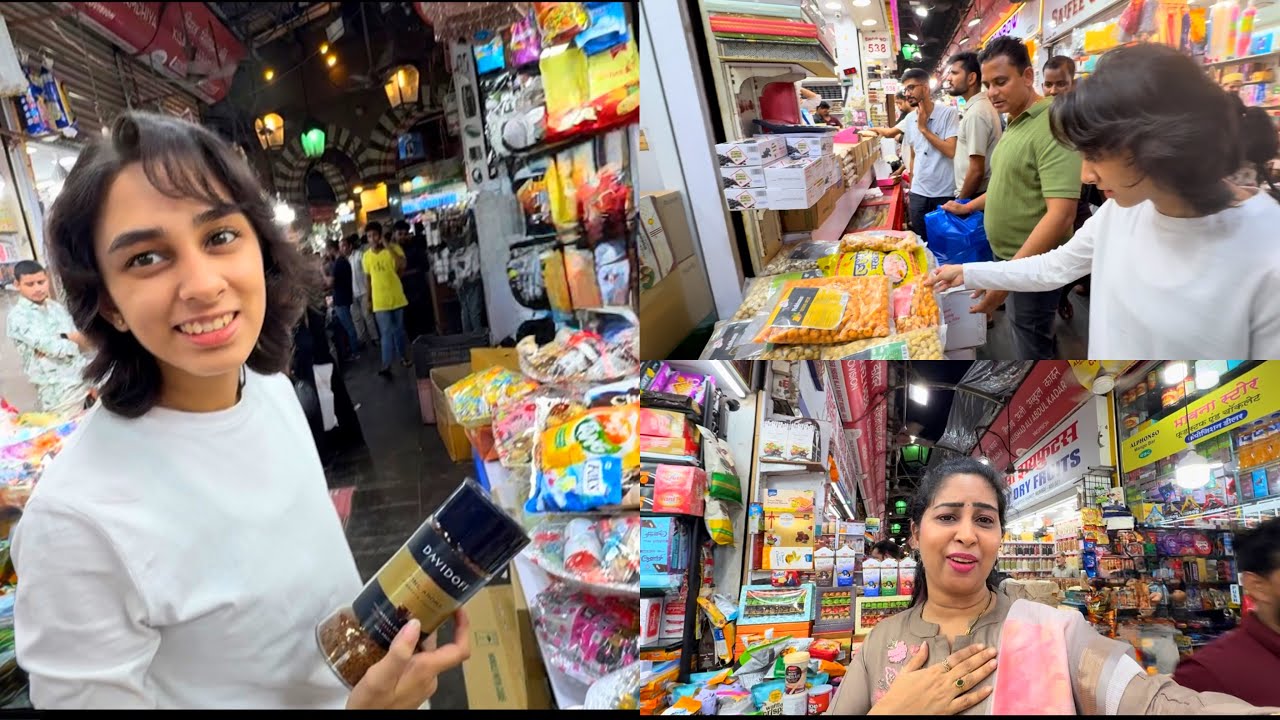 Shopping in Crawford market & Heera panna shopping centre 😰#Priti bhoir #shopping 