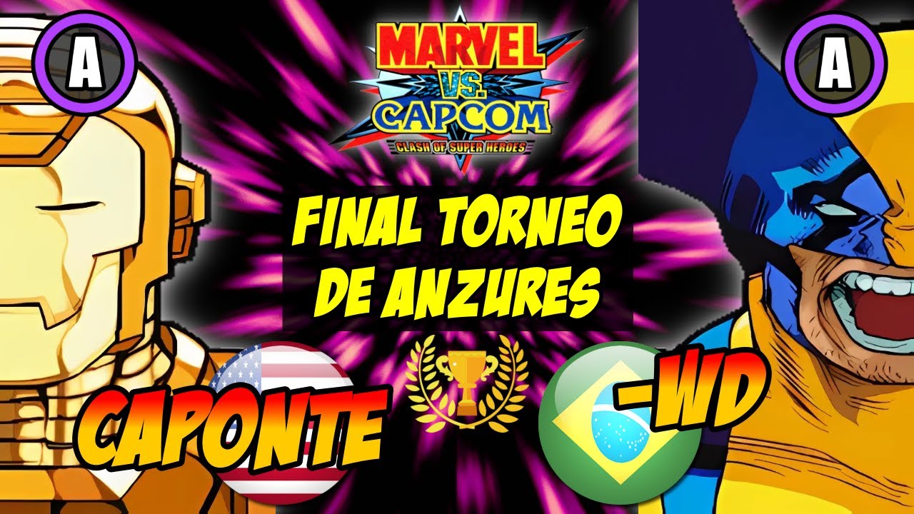 mvc: (A) Caponte 🇺🇸 VS. (A) -WD 🇧🇷 │Marvel vs. Capcom FT10