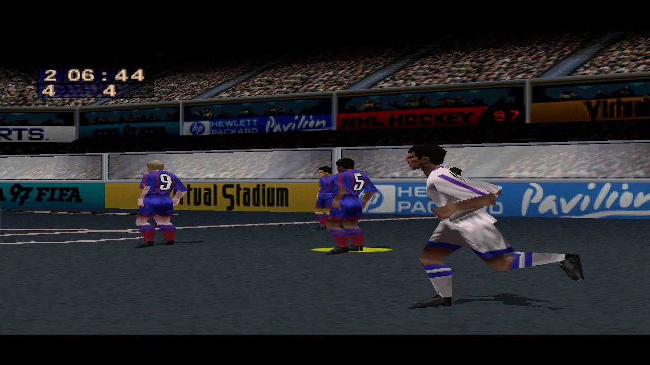 FIFA 97 Indoor Match PS1 Gameplay HD
