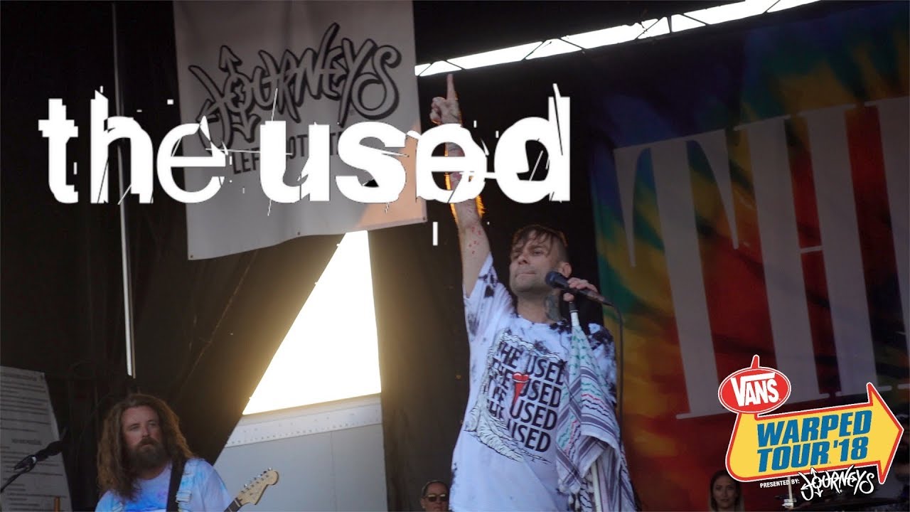 The Used - Smells Like Teen Spirit / A Box Full Of Sharp Objects (LIVE @ Warped Tour 2018)