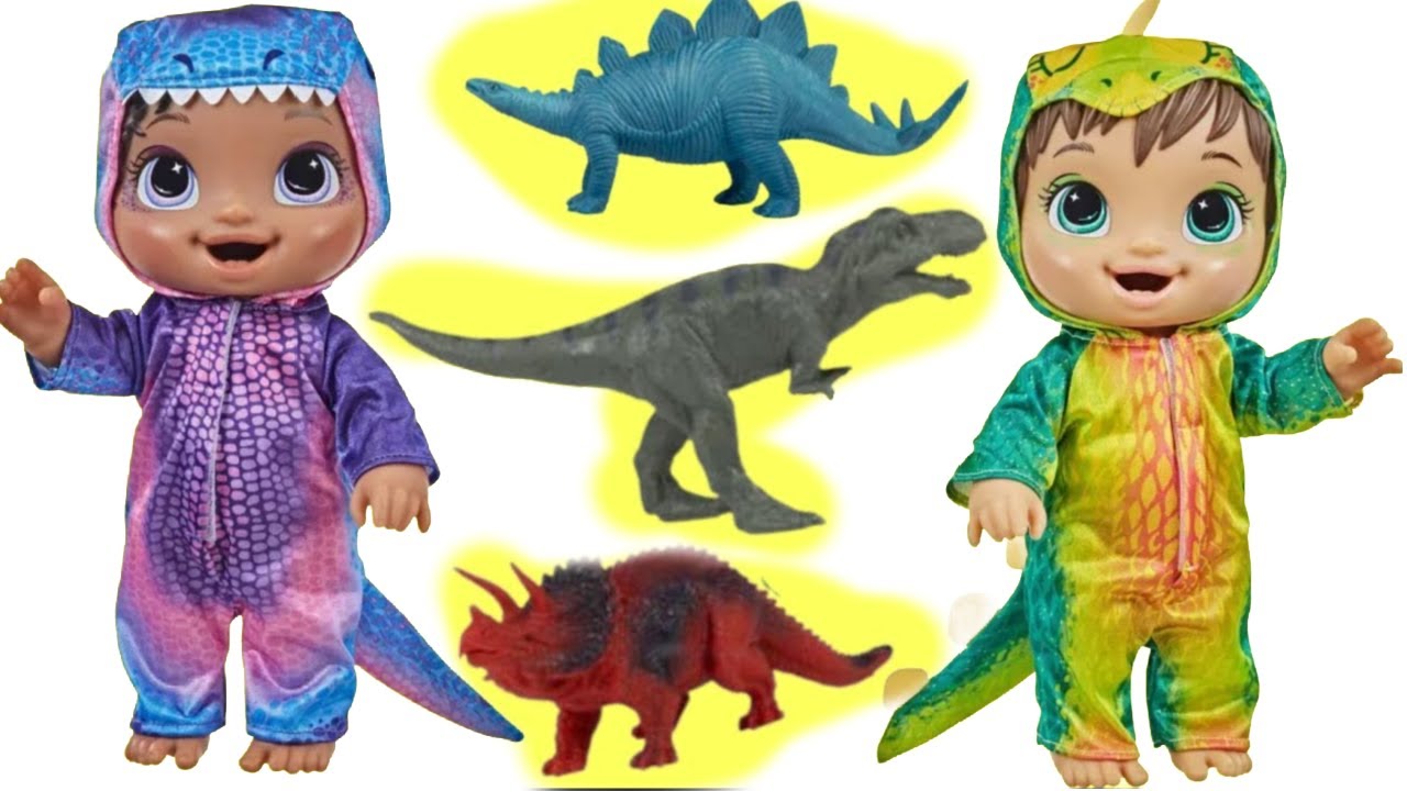 Dinosaur Names & Sounds with Baby Alive Dino Cuties Dolls