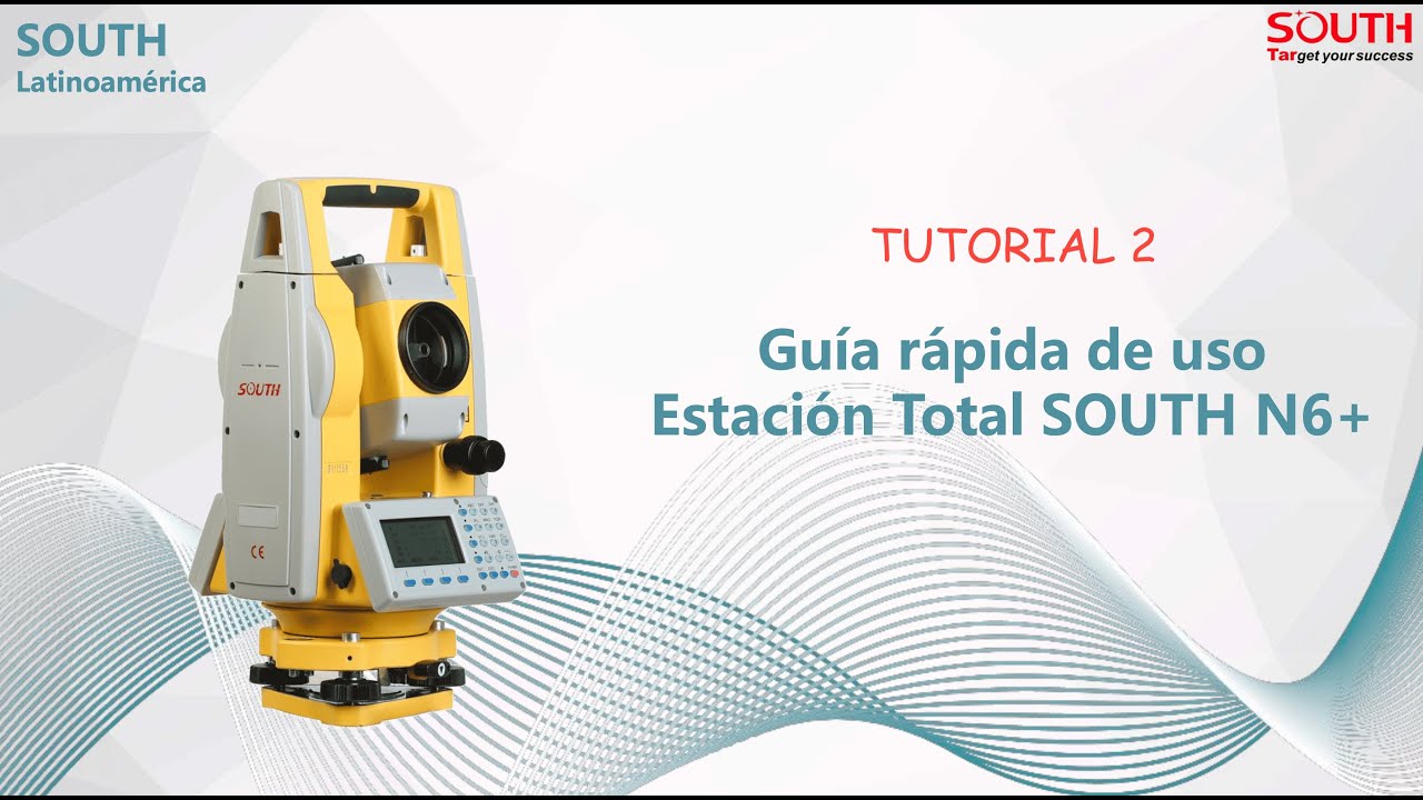 Tutorial -02 Estacion Total South N6  Cambio de Estacion  por punto conocido.
