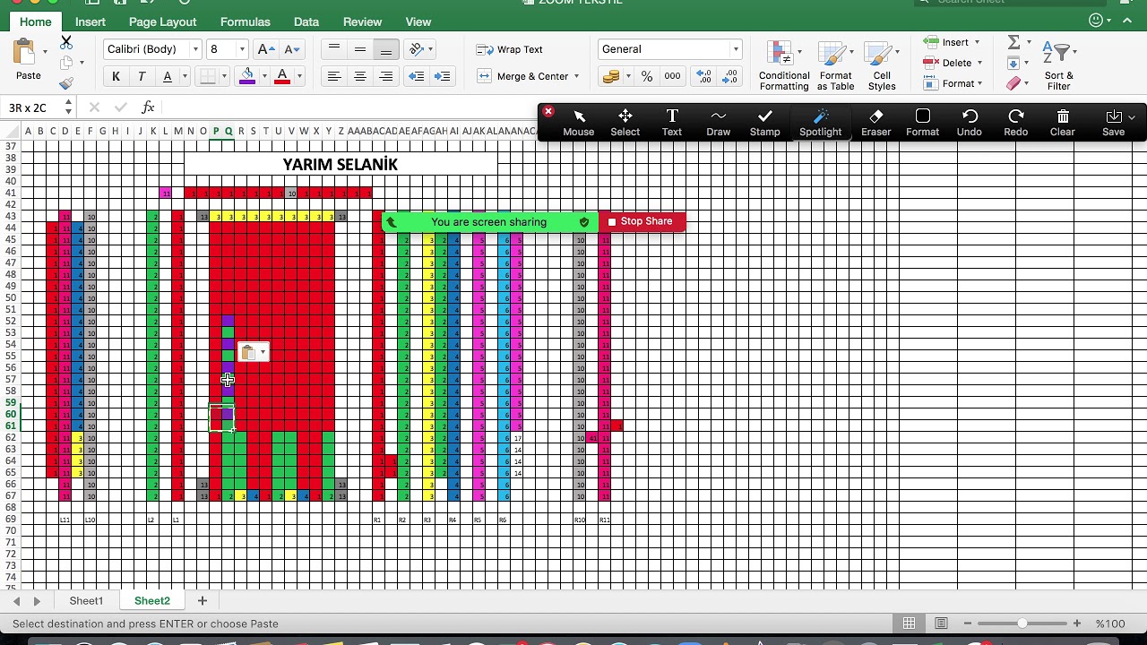 APEX SELANİK ÖRGÜ (EXCEL)