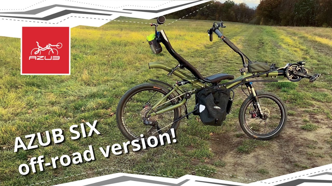 Miro's custom built off-road recumbent: The AZUB SIX