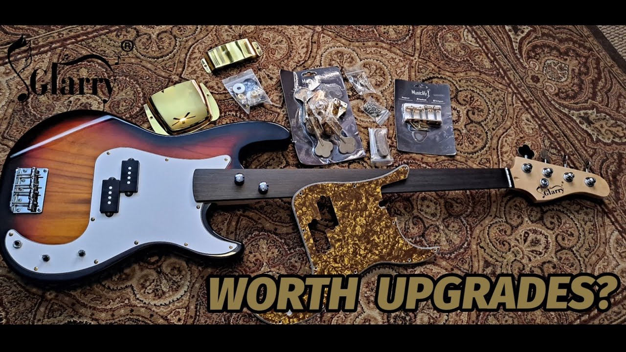 Is A Glarry Fretless Bass Worth Upgrading? #Glarry #Bassguitar #fretlessbass #pbass