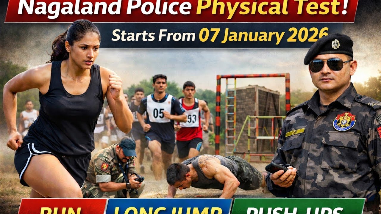 Nagaland police physical date 7 january 2026 // Nagaland police admit card