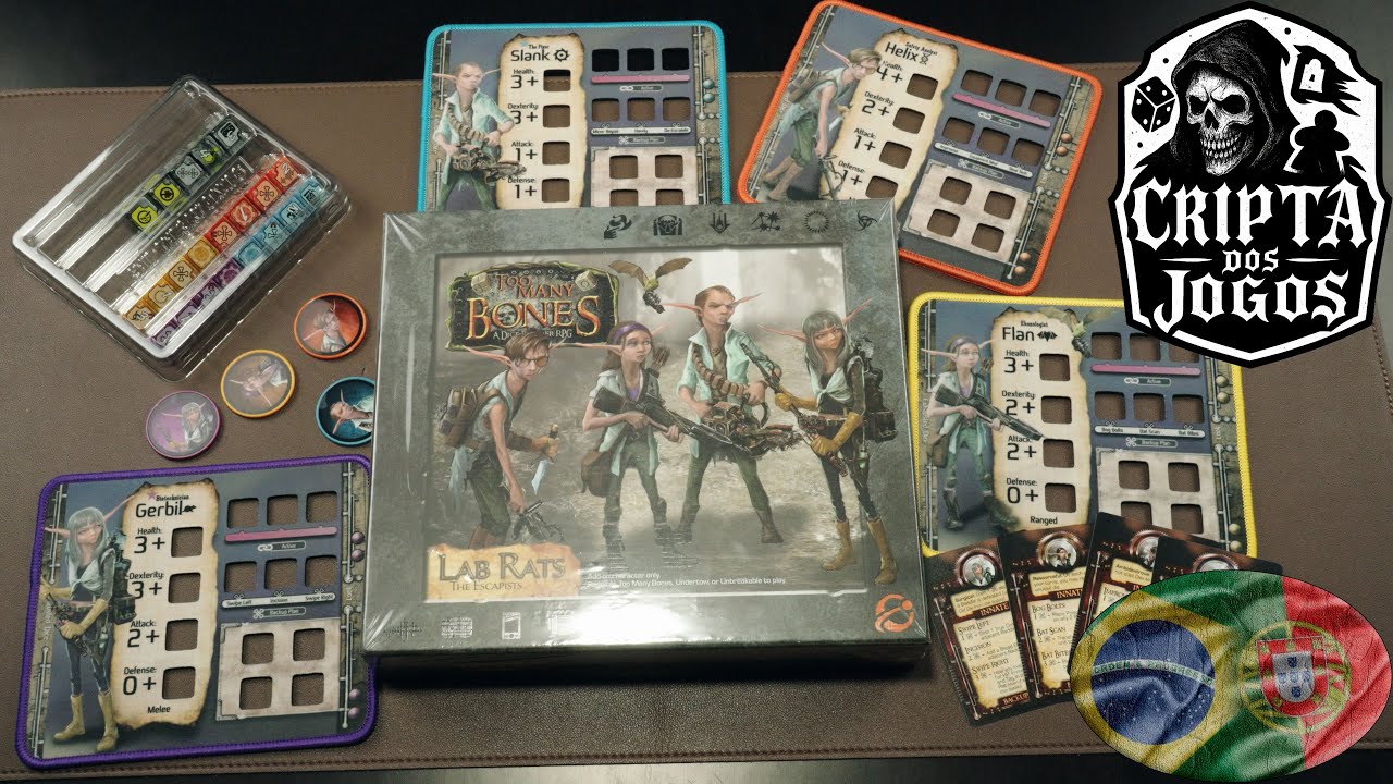 Unboxing dos Lab Rats - Gearlocs do Too Many Bones