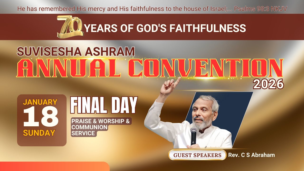 Annual Convention 2026 || Final Day || Sunday Service