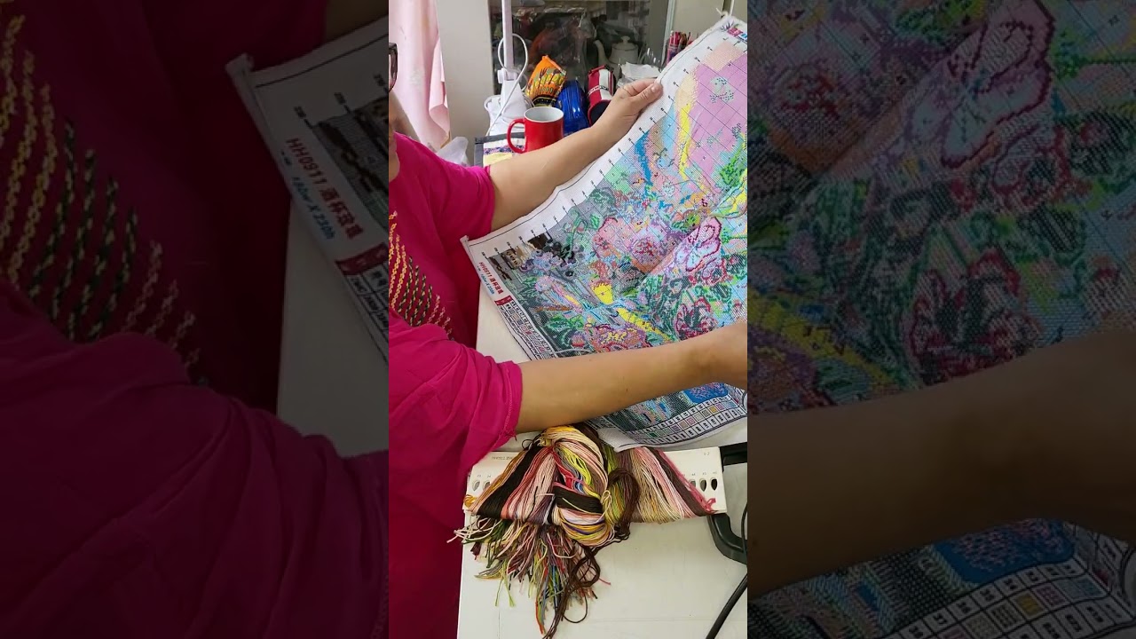 tous mes encours points de croix 1er partie