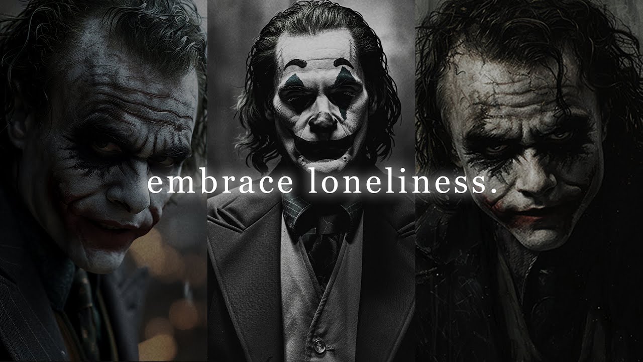embrace loneliness.