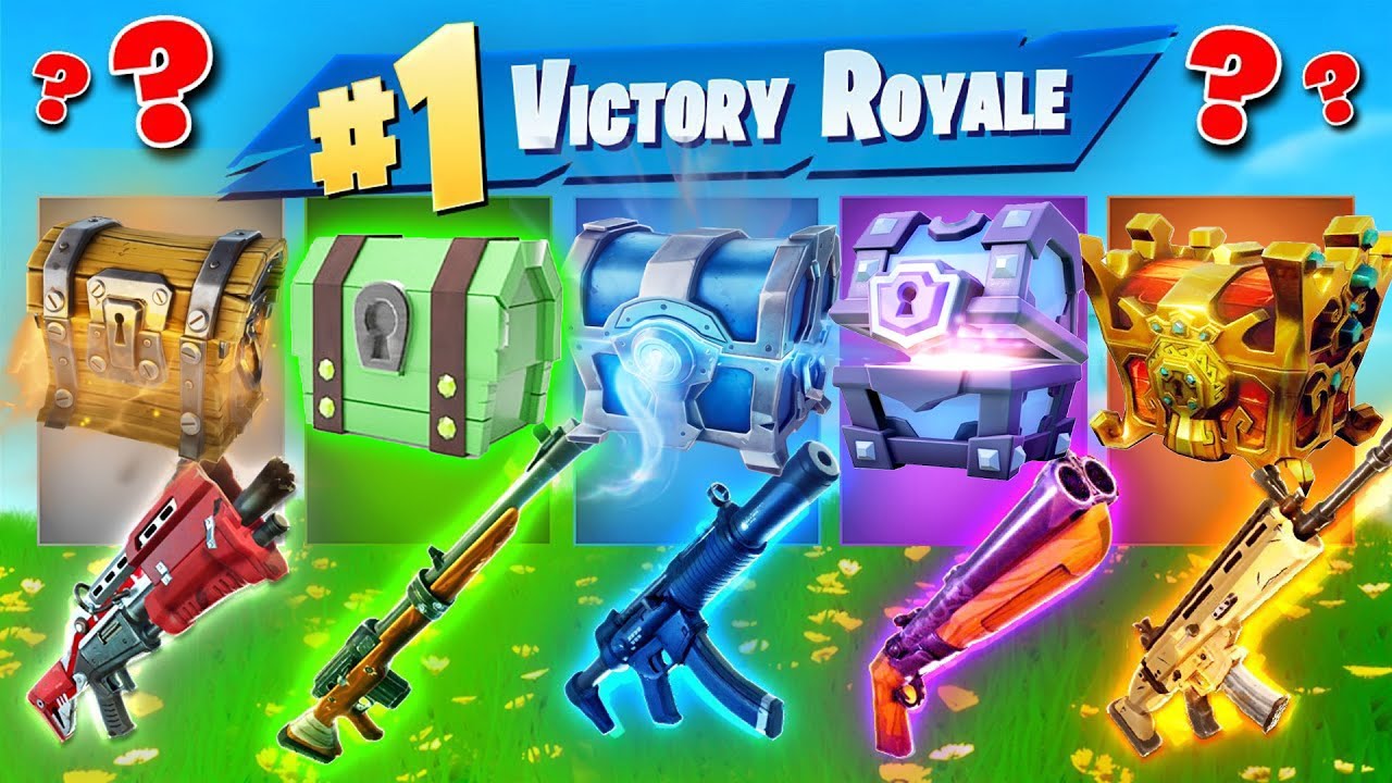 die ZUFÄLLIGE KISTEN CHALLANGE in Fortnite!