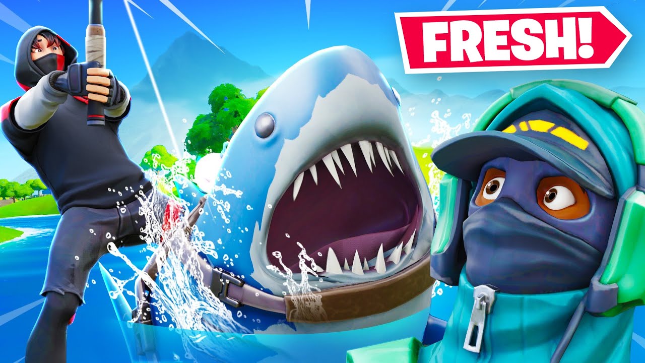 I ELIMINATED FRESH with a SHARK (Fortnite Season 3)