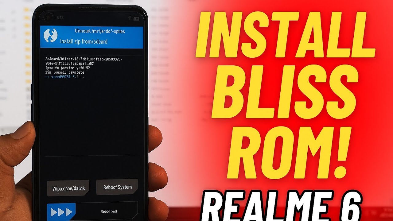 Install Custom ROM Bliss di Realme 6 - Ringan, Stabil & Fitur Lengkap! (Android 15 2025)