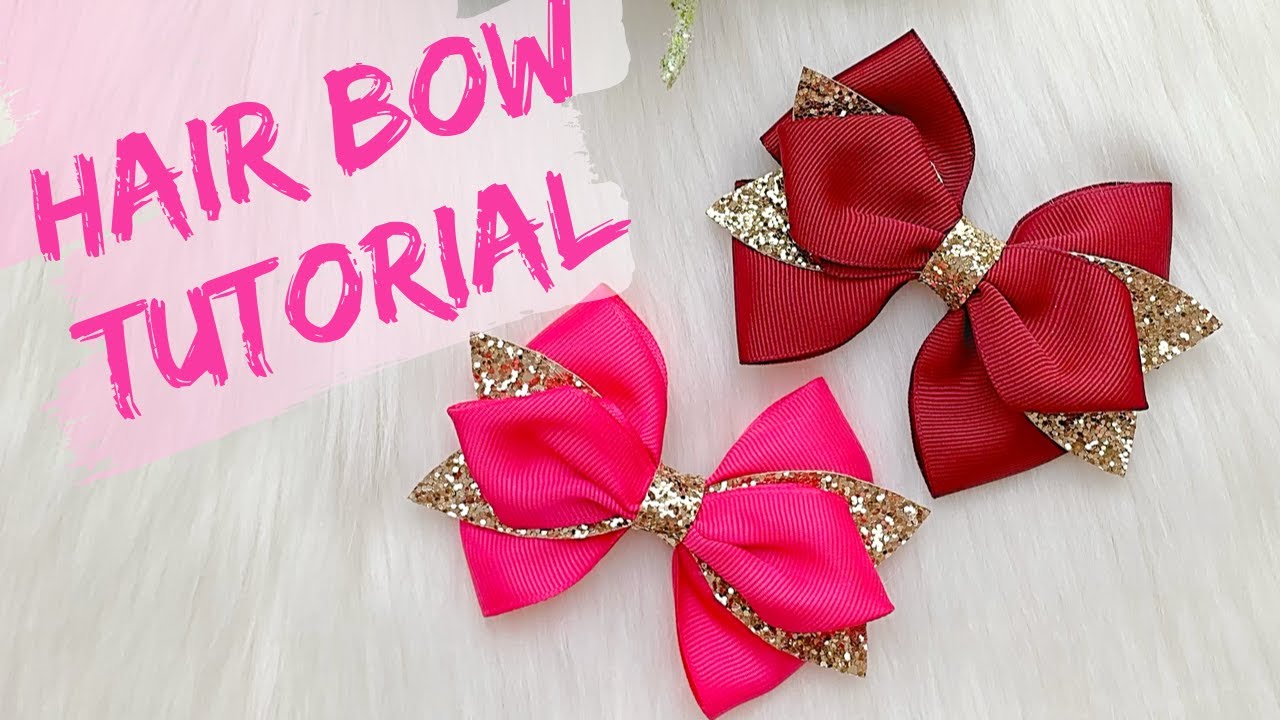 DIY Hair Bow // Easy Ribbon Bow Tutorial // How To Make Hair Bows || Miss O Crafts