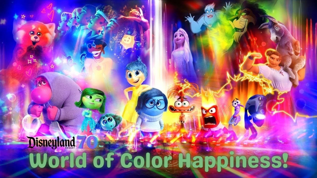 World of Color Happiness! - Disneyland 70th Anniversary