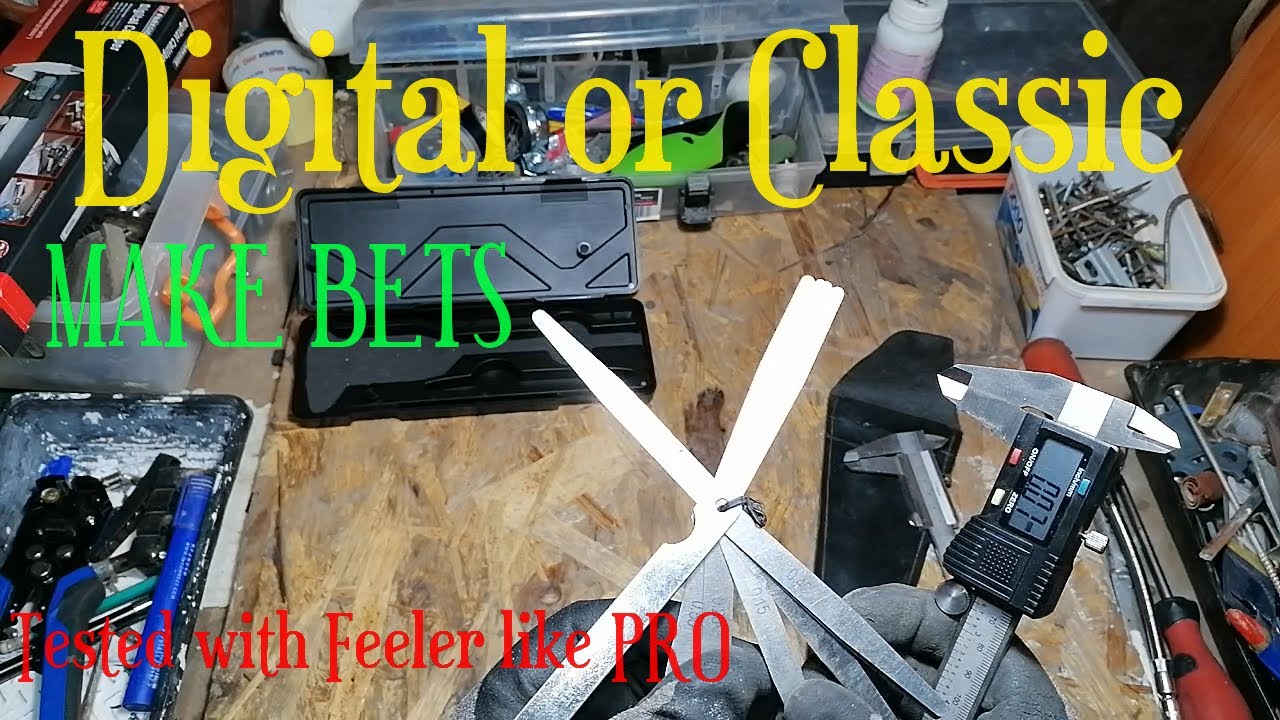 Parkside Digital Calliper tested with Feeler and Compared with classic calliper