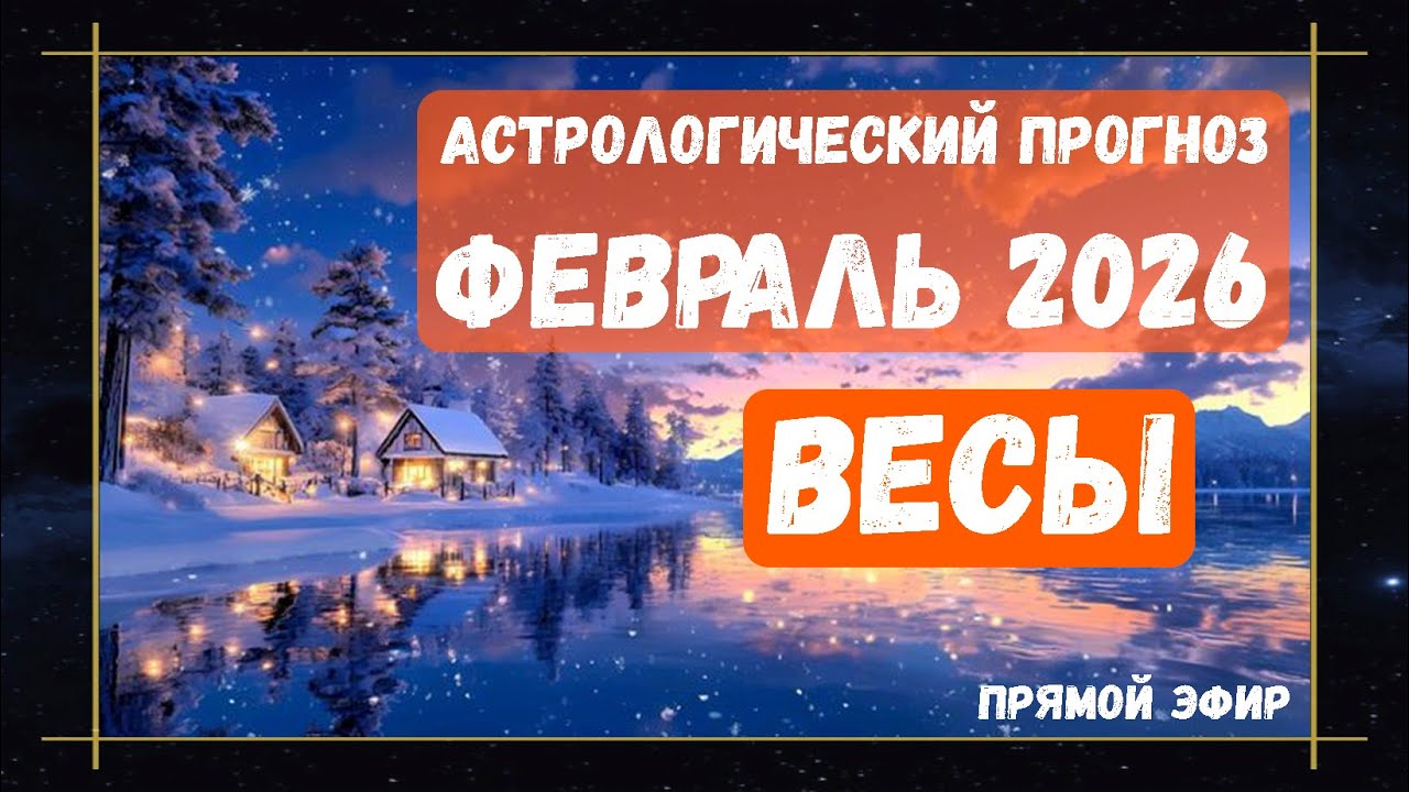 🔴ВЕСЫ – гороскоп на ФЕВРАЛЬ 2026 | Солнце, Луна, Асцендент #маринаскади