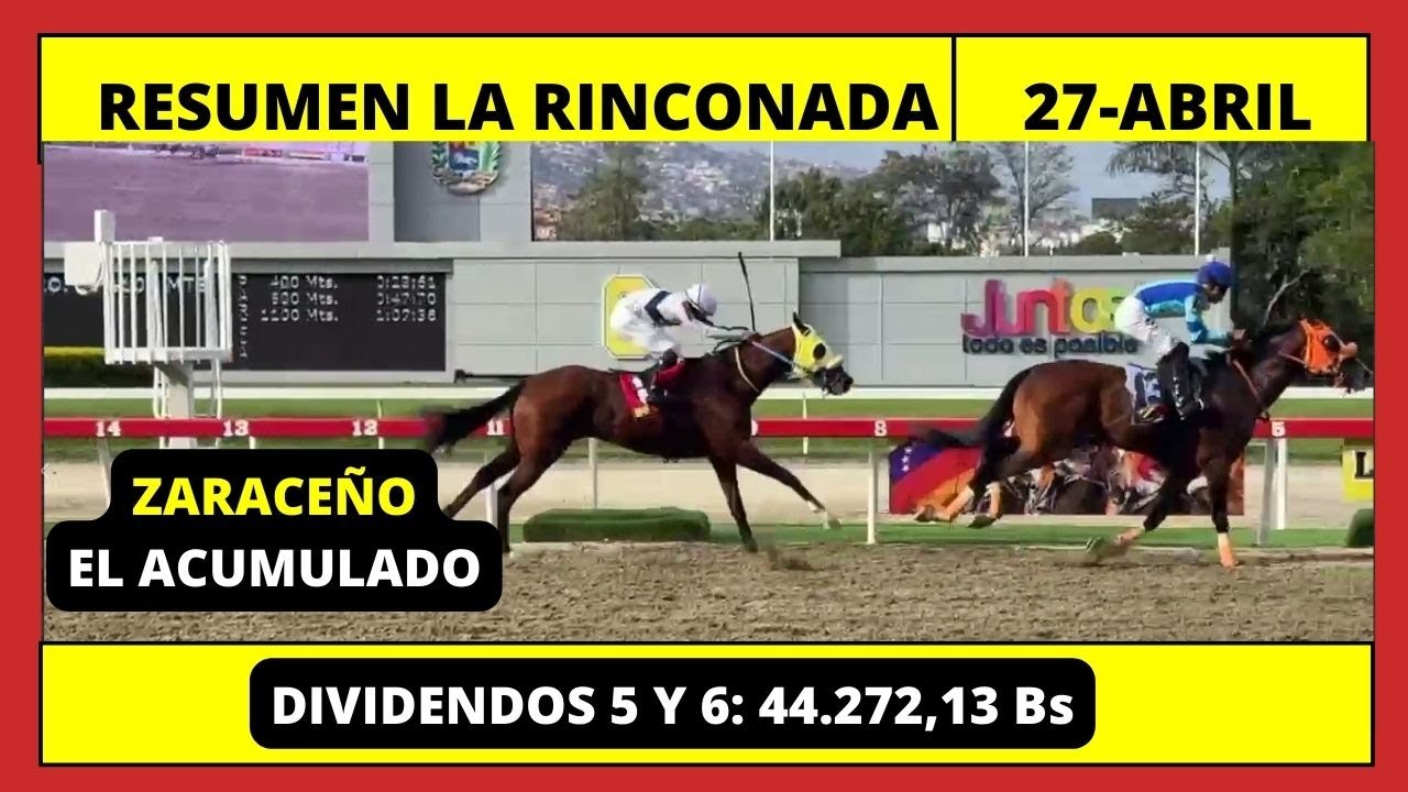 RESUMEN COMPLETO 👉 LA RINCONADA INH hoy Domingo 27 DE ABRIL DE 2025