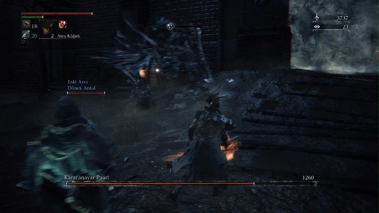 Bloodborne Darkbeast pearl boss Savaşı #4