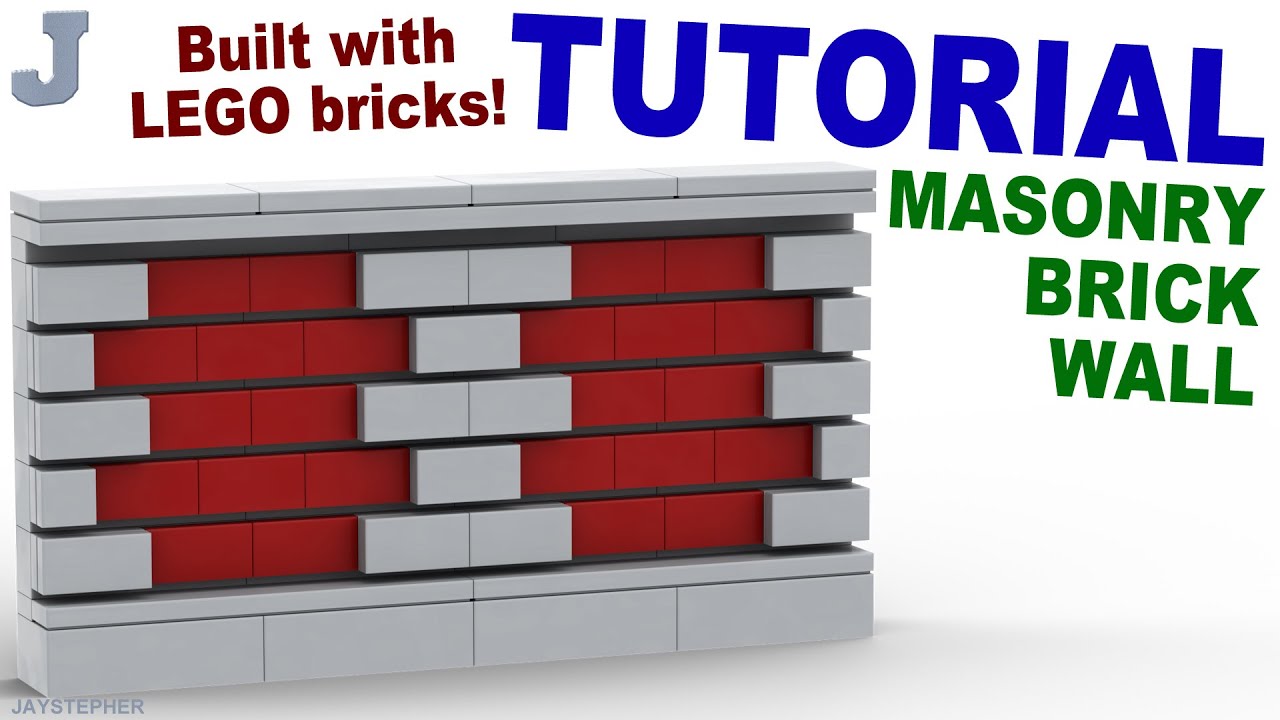 LEGO Masonry Brick Wall Tutorial
