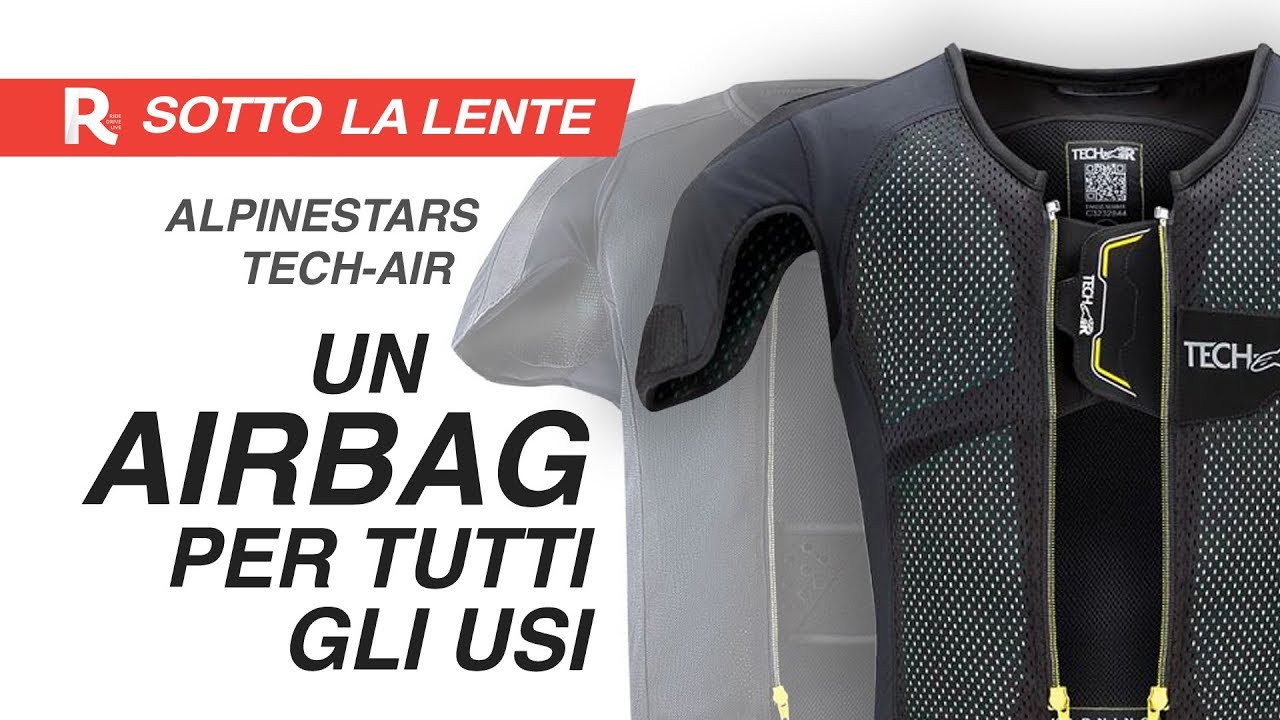 Airbag da moto Alpinestars Tech-Air System intercambiabile, per strada e pista
