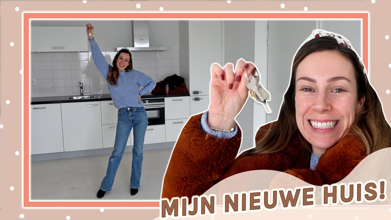 Ik heb de sleutels! 🔑🏠 & empty house tour || Verhuisvlog 1