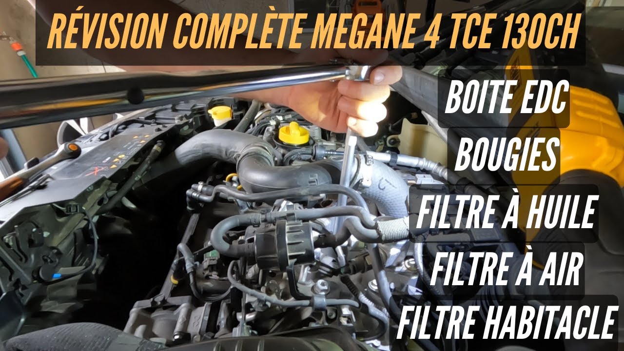 Révision et vidange boite EDC Megane 4