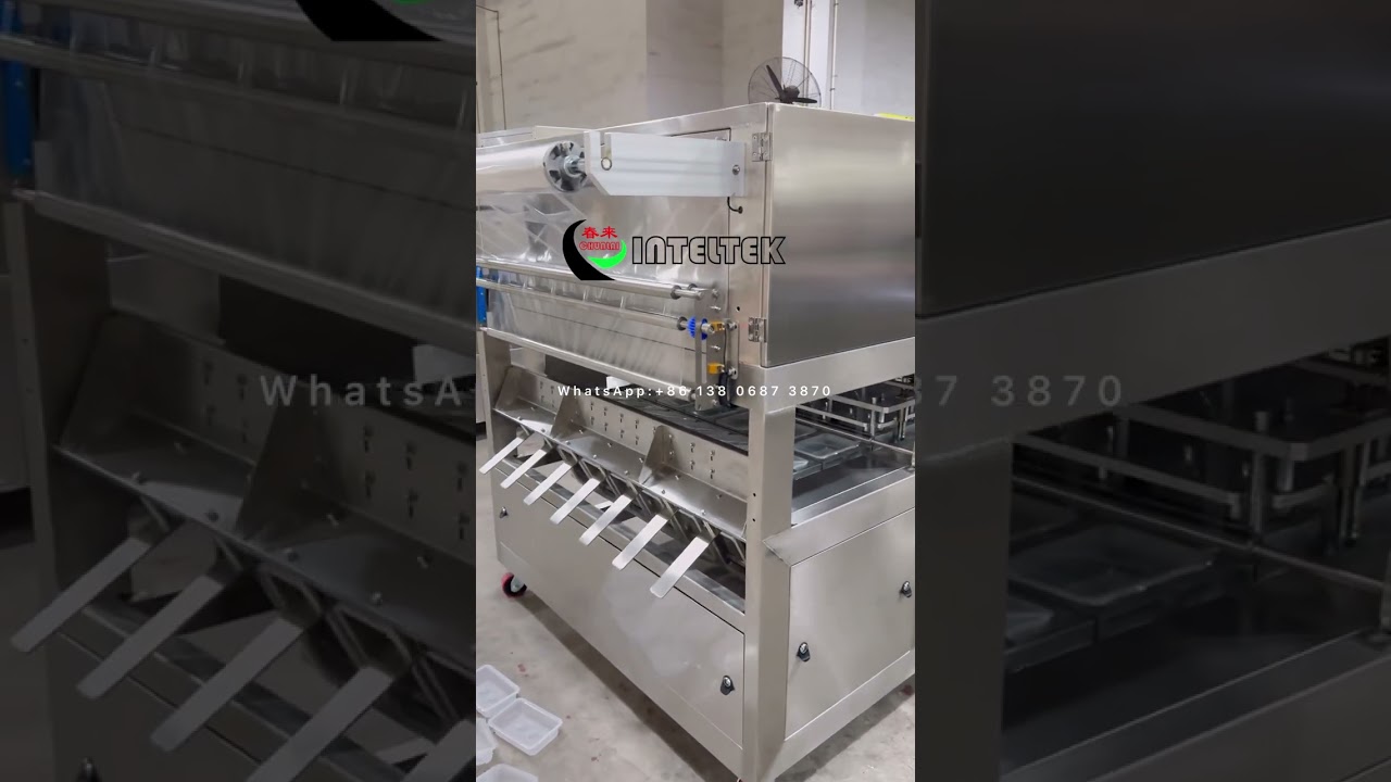 Full automatic tray sealer for food packing sealing machine