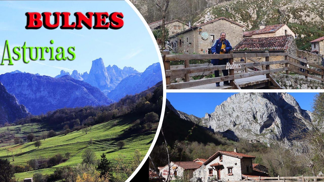 BULNES, en el corazón de los Picos de Europa. Sitio con mucho encanto. Asturias.