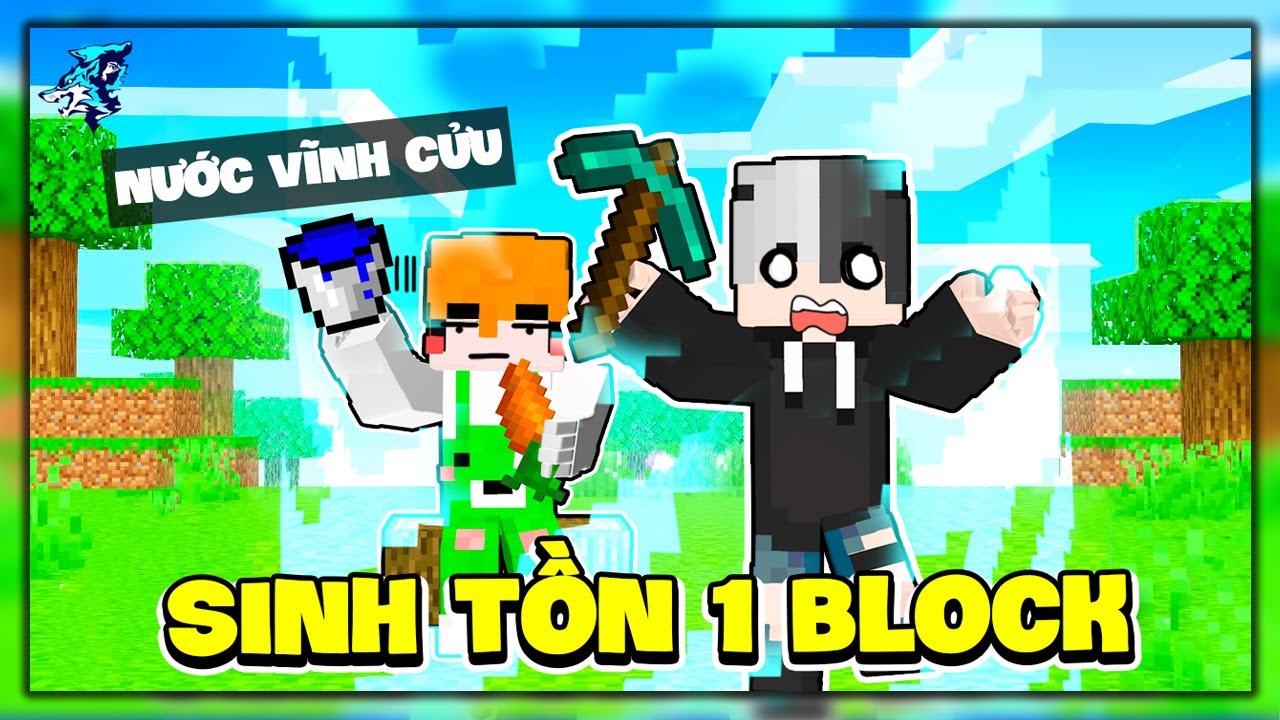 Minecraft nhưng BỊ GIỚI HẠN? Siro thử Thách Siêu Tồn 1 Block Siêu Khó cùng Bộ Đôi Siêu Quậy
