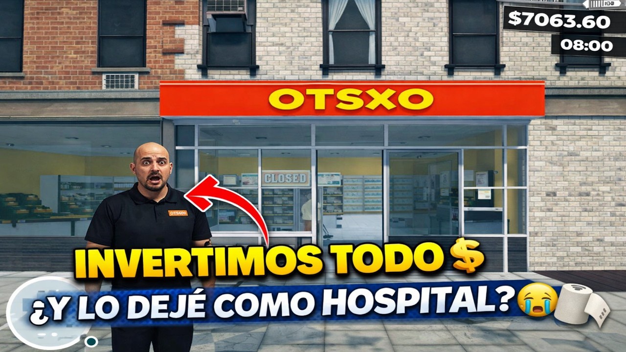 Remodelé el súper… y lo convertí en clínica 💀 | Supermarket Simulator