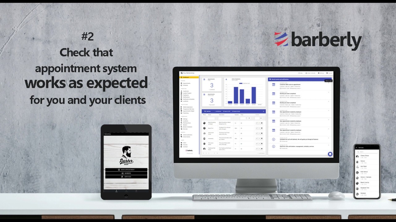 #2 How to check that Barberly booking system is configured correctly