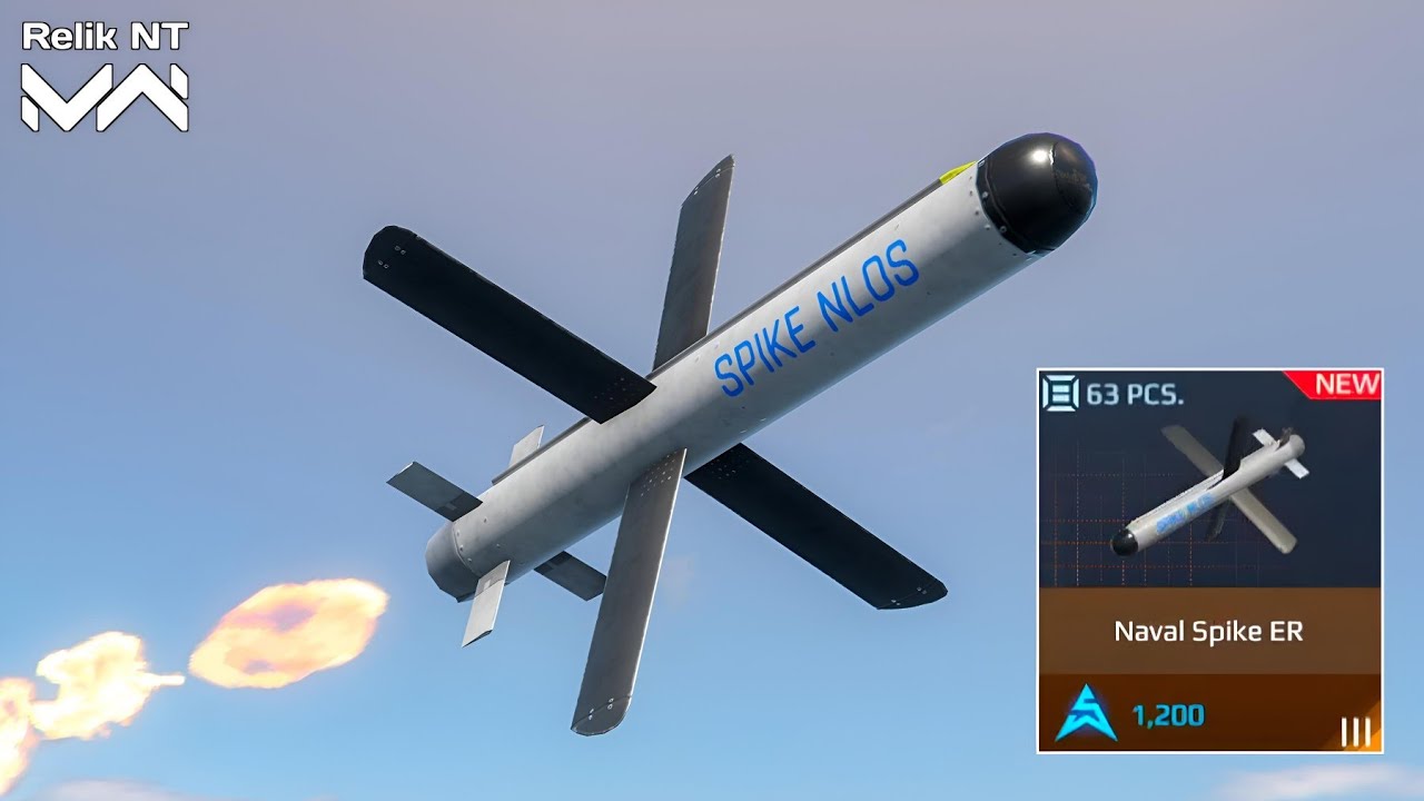 Anti-Flare Missile Naval Spike ER - 1,200AC | it's good or laser food.? Modern Warships