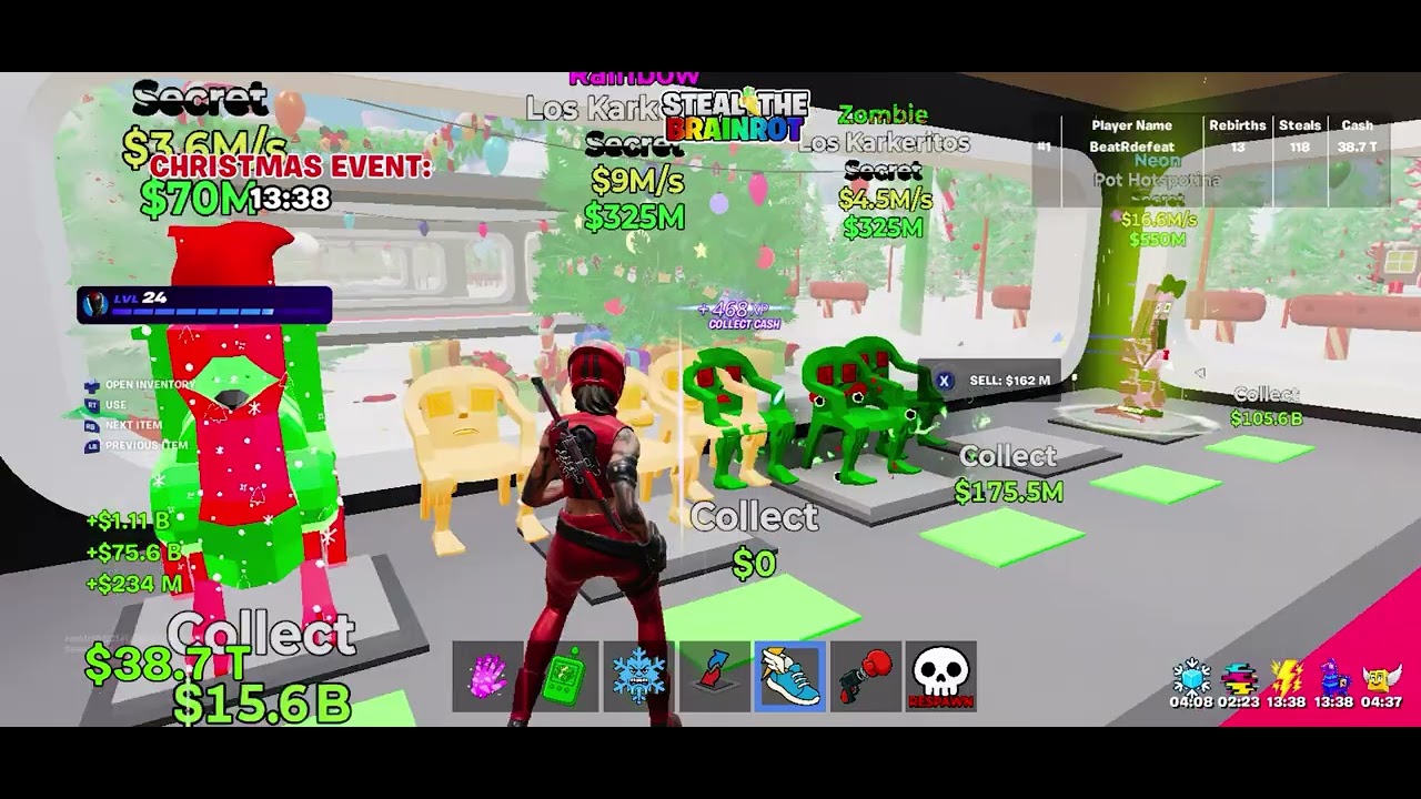 Full Christmas live event #fortnite #stealabrainrot @TheTyrant18  #secrets #fortnitecodes 