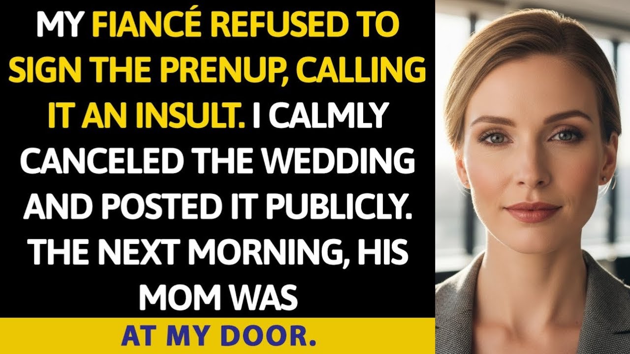 My Fiancé Mocked the Prenup as an Insult—So I Canceled the Wedding and Told Everyone Online.