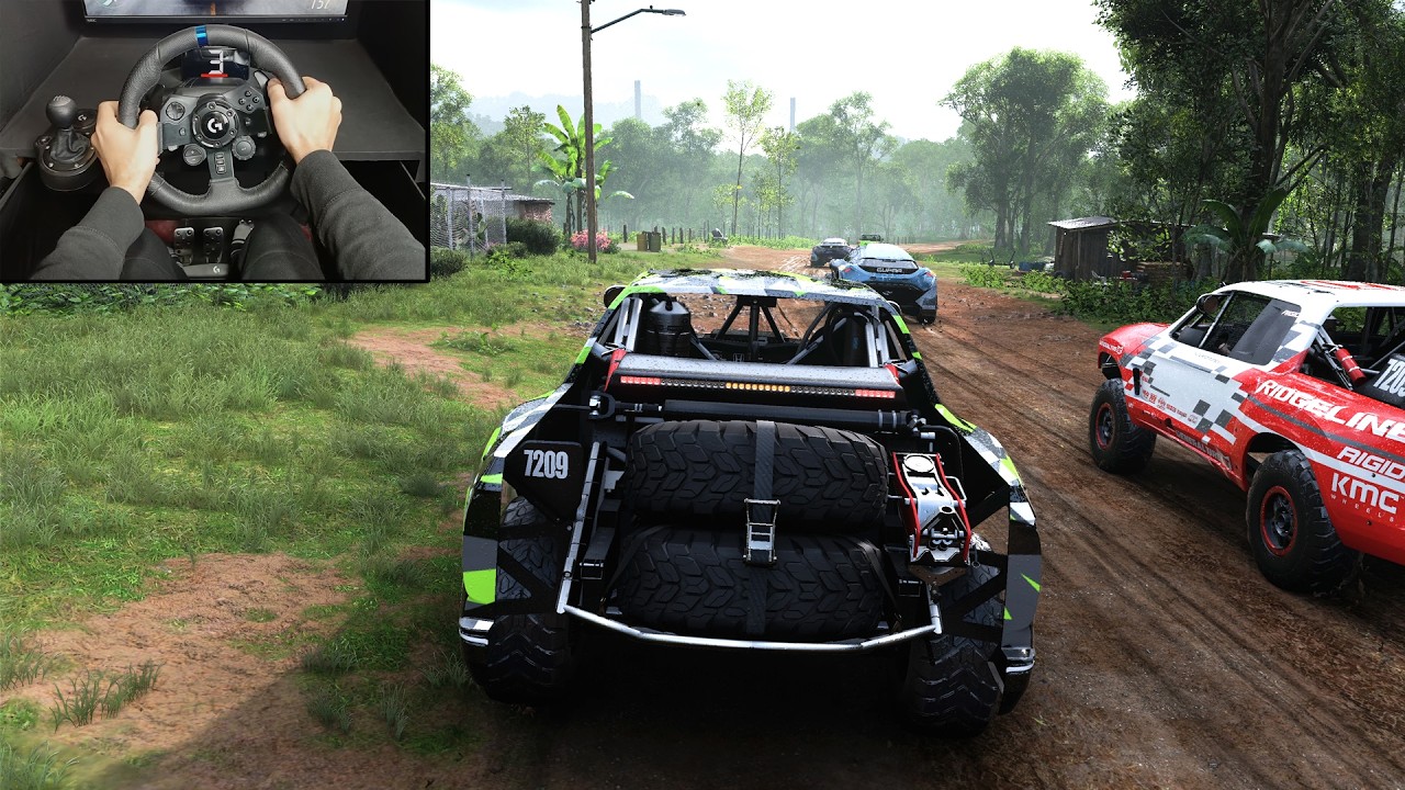 Honda Ridgeline Baja VS Unlimited Offroad - Forza Horizon 5 | Logitech G923 Steering Wheel