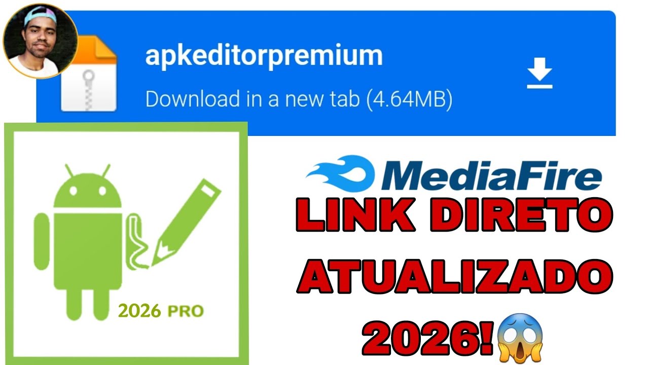SAIU!🔥😱 APK EDITOR 2026! (100% ATUALIZADO)