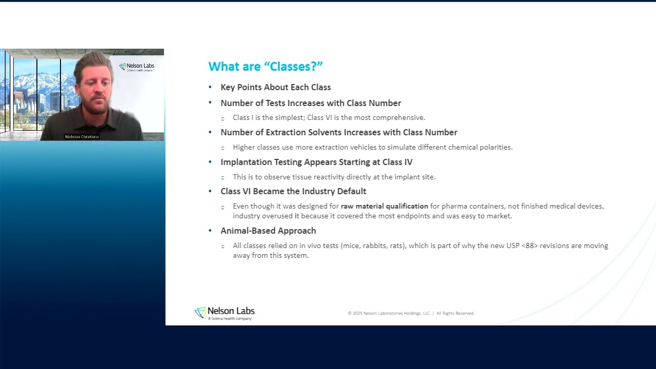 Updates to USP Class VI Impacting Medical Device Materials