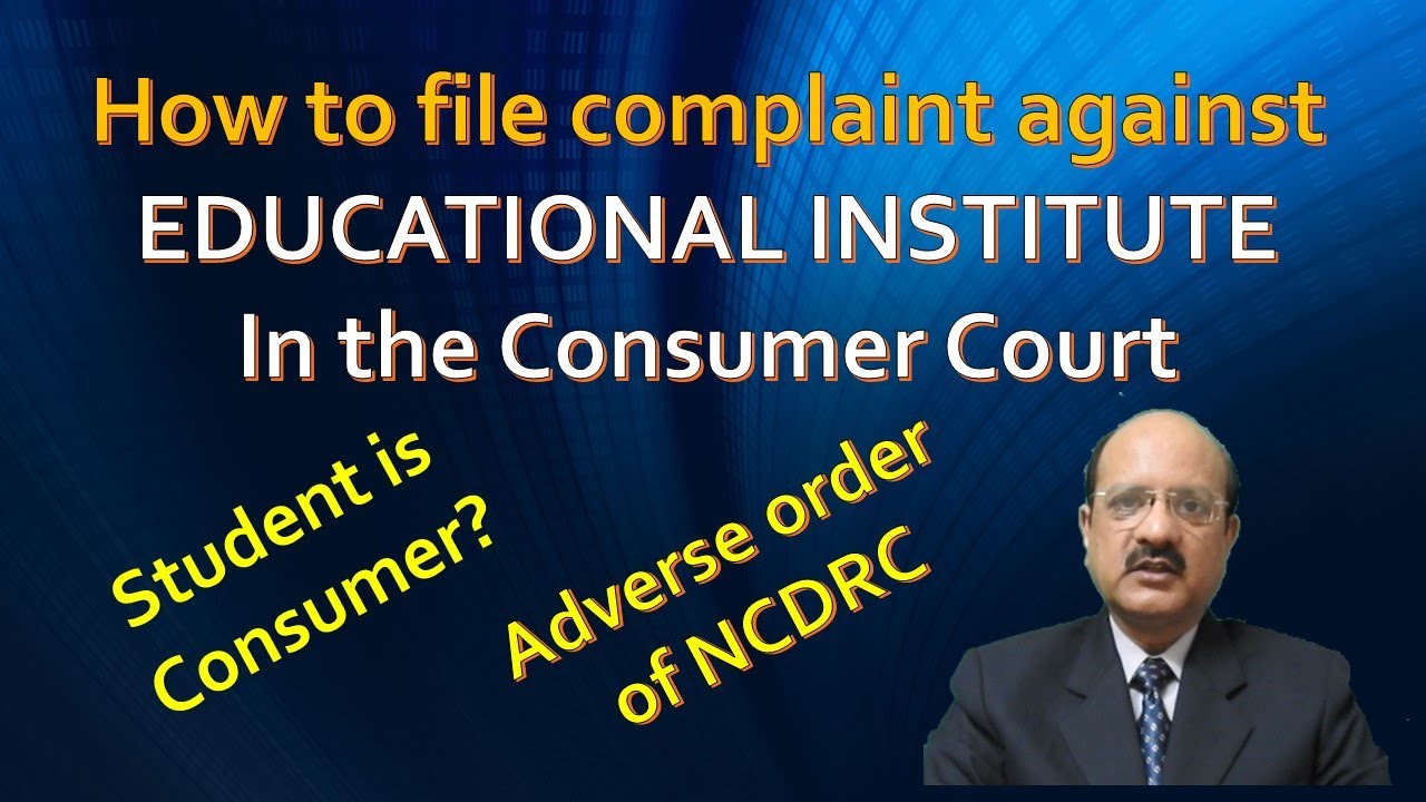 Complaint against school and education