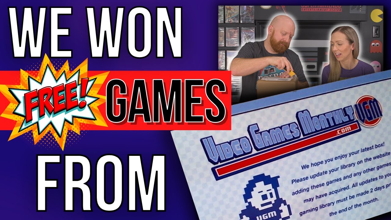 We won free games from Video Games Monthly! A box of XBOX one games.