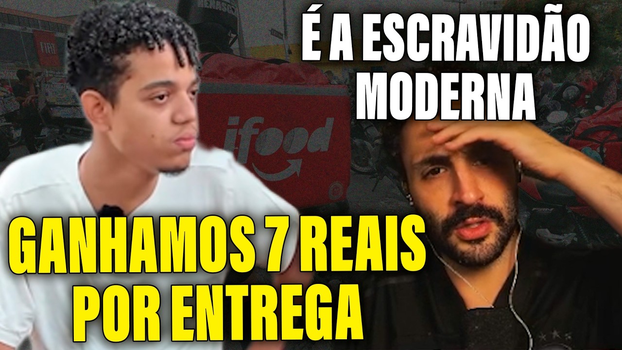 ENTREGADORES DE APLICATIVO CONTAM COMO É SUA ROTINA