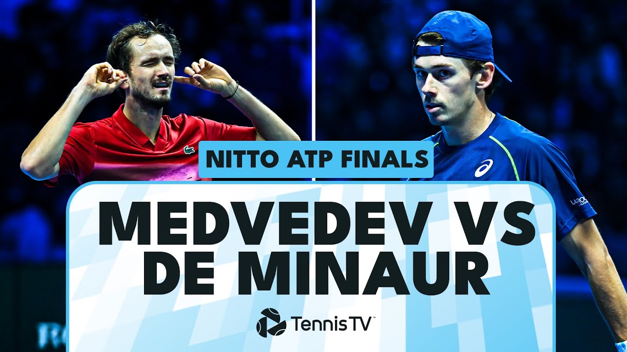 Daniil Medvedev vs Alex De Minaur Match Highlights | Nitto ATP Finals 2024