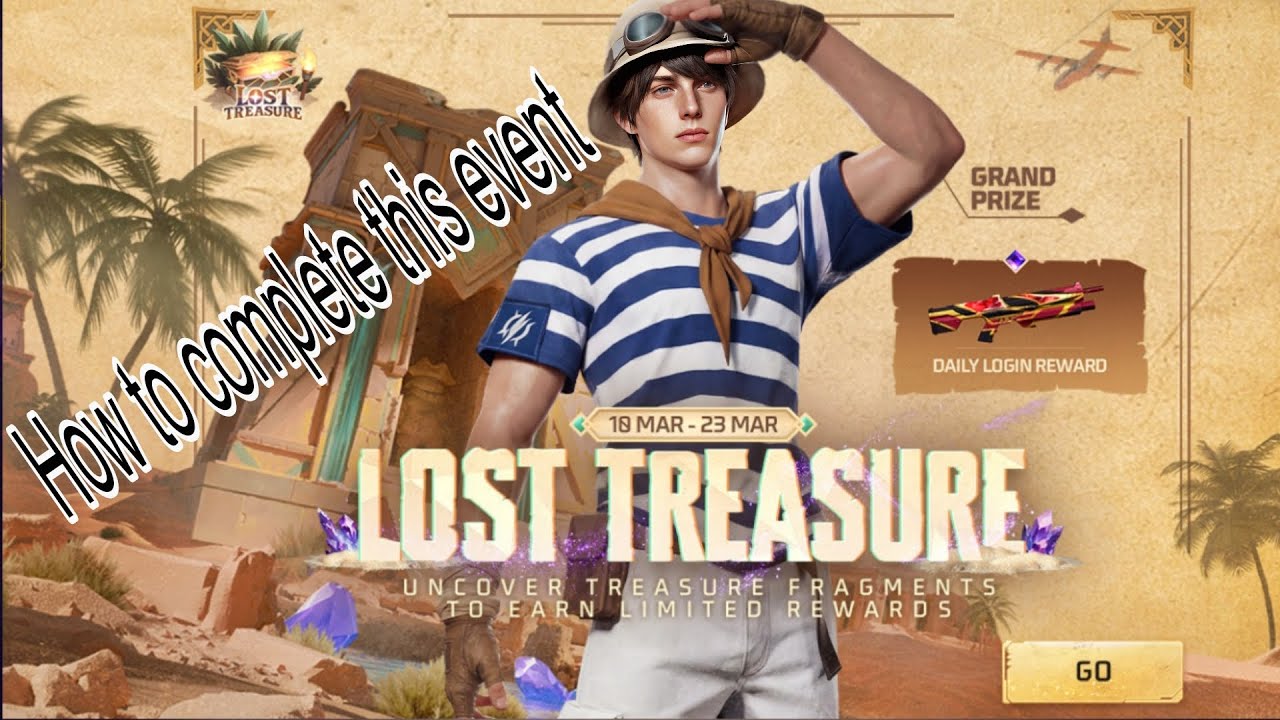 FREE FIRE LOST TREASURE EVENT: HOW TO GET ALL FREE REWARDS! 🔥 #xerojit #freefiremax 