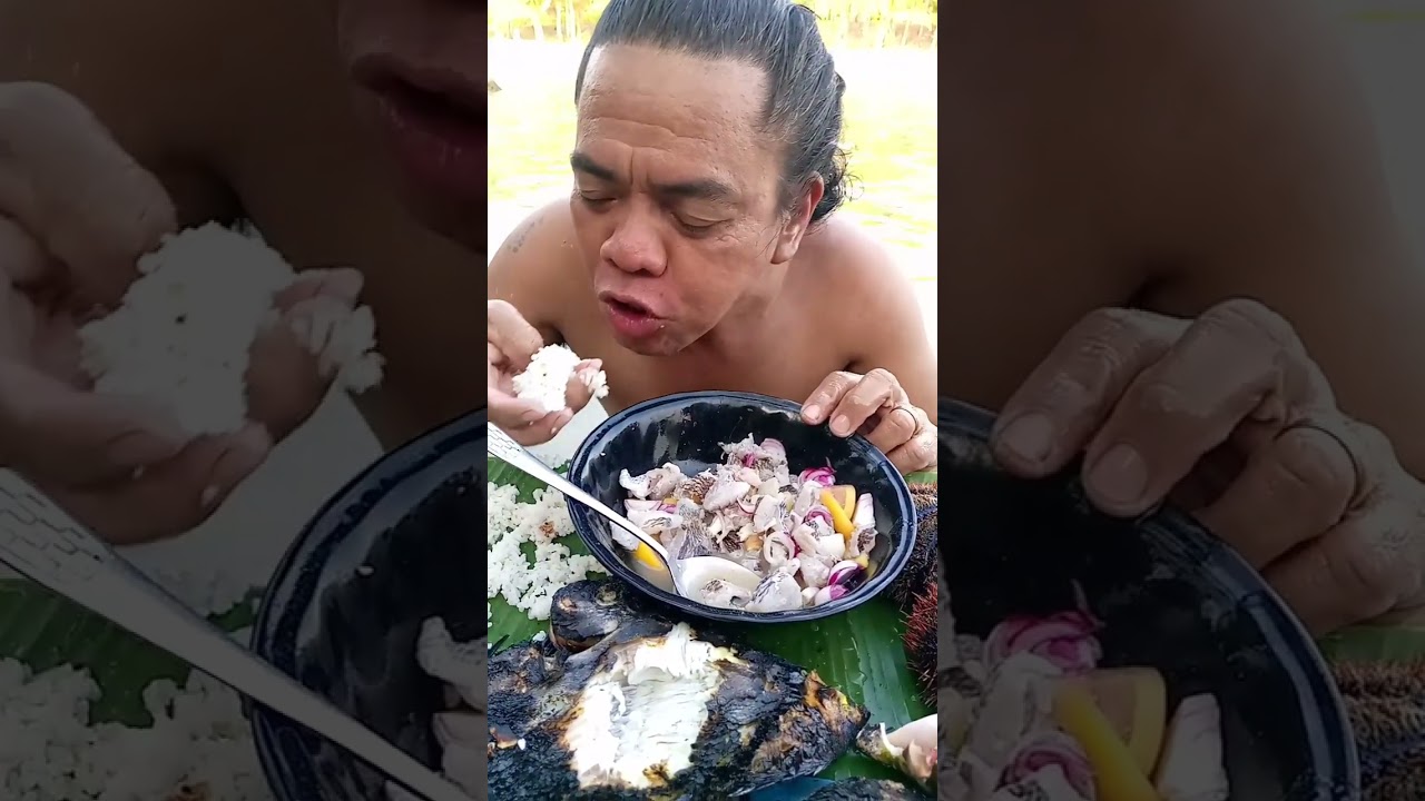 MUKBANG KINILAW AT INIHAW NA SAANG SWAKI WITH SUKA CHILI 🌶️ SAUCE