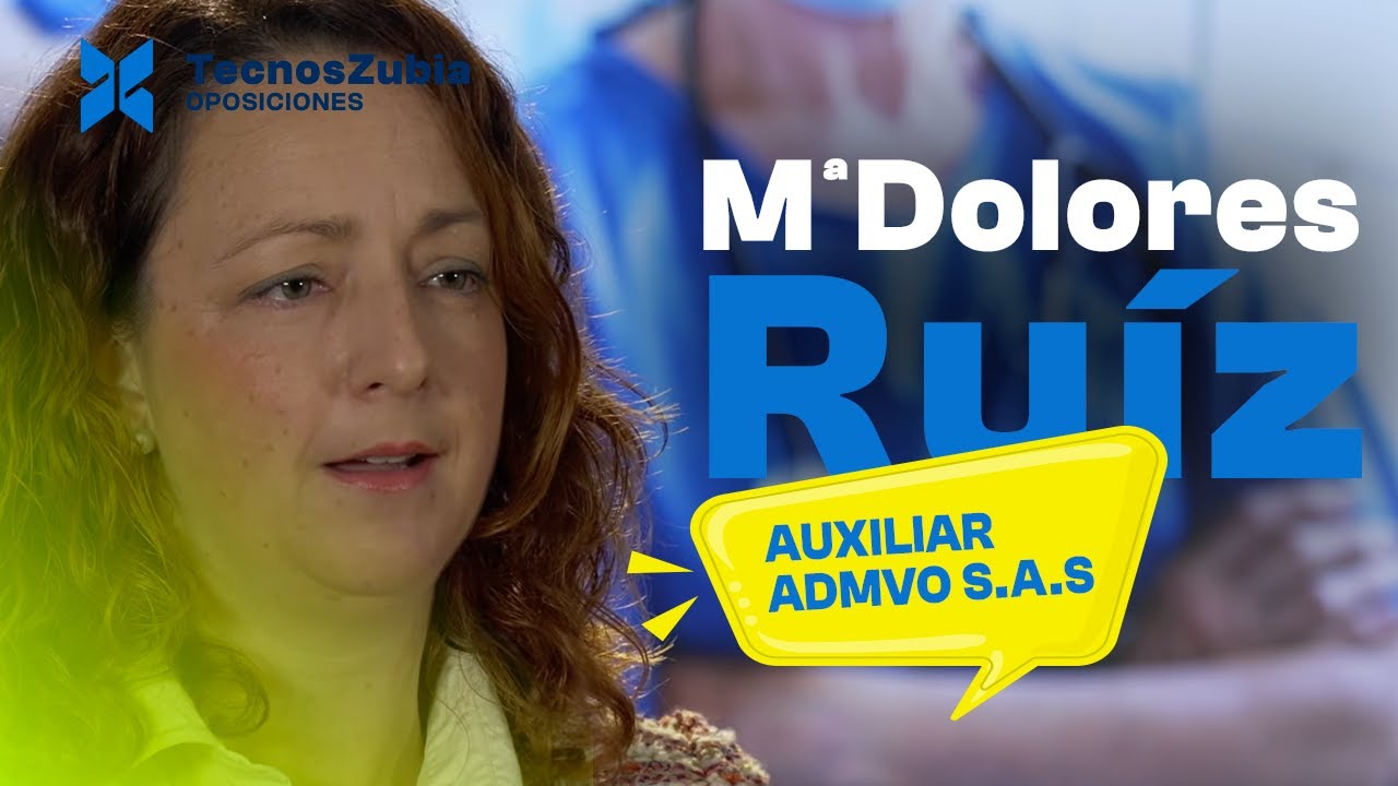 M&ordf; Dolores R. | Plaza como Auxiliar Administrativo S.A.S | Oposiciones del Servicio Andaluz de Salud