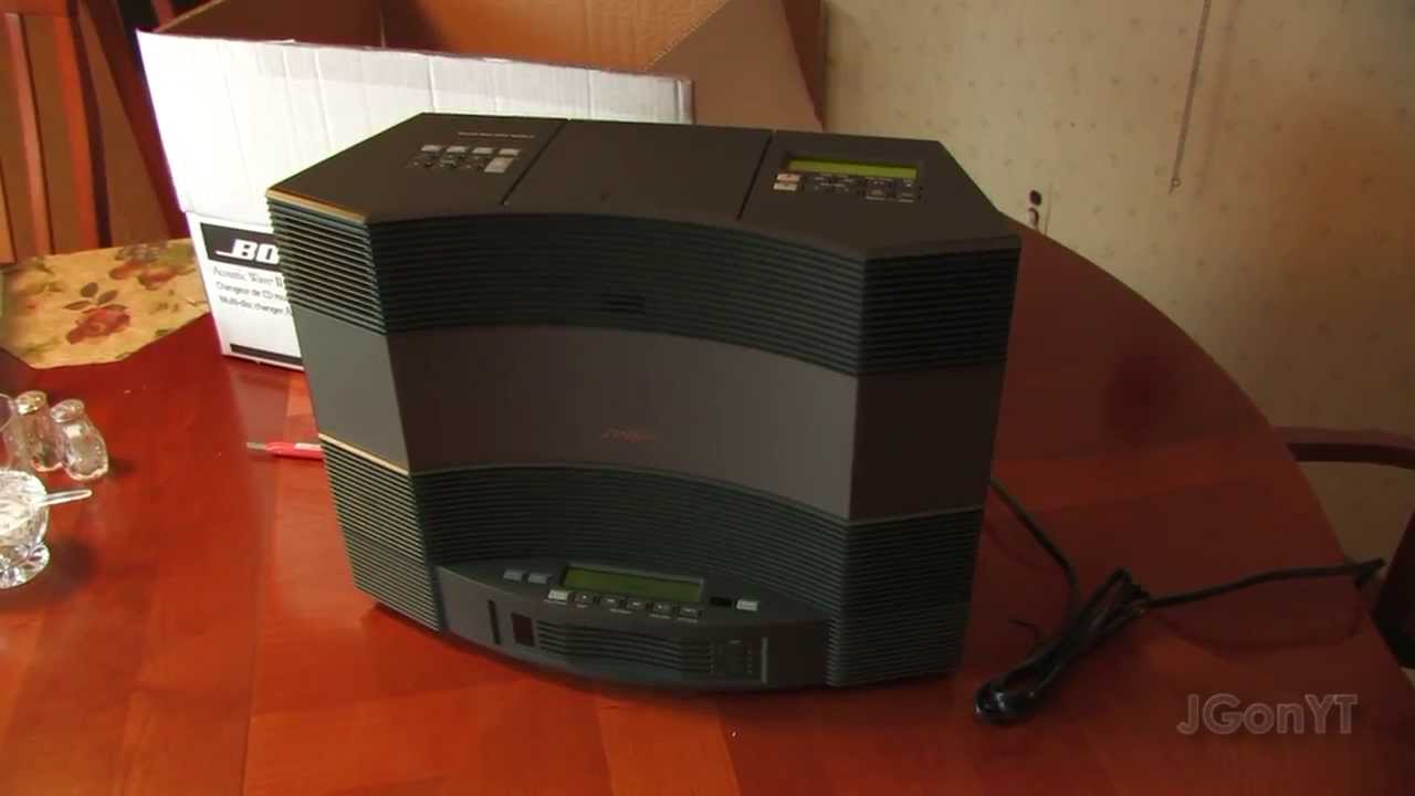 Bose Acoustic Wave Music System II and CD Changer Setup,Overview, and Sound Comparison AW-2