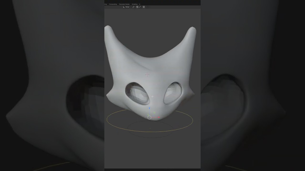 The Fastest Way to Model a Cape in Blender #blender #tutorial #shorts