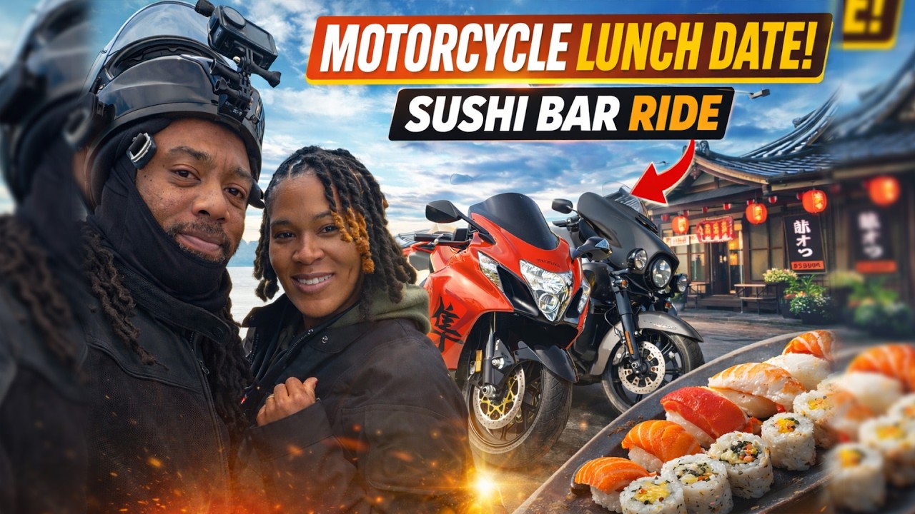 Sunday Motorcycle Ride for Sushi | Back road Ride to Ichiban Sushi Bar & Washington NC Waterfront.